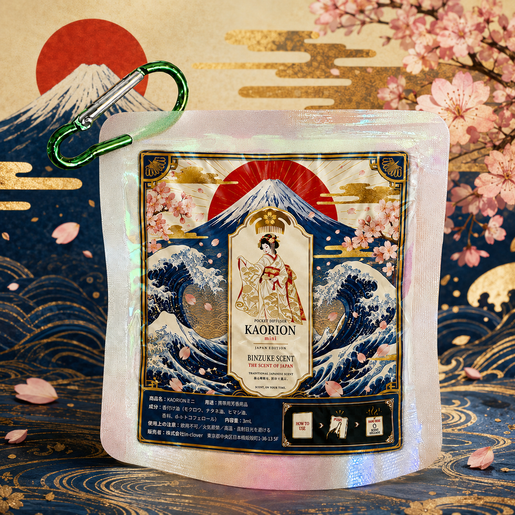 The scent of traditional binzuke-abura (hair styling wax), deeply intertwined with Japanese sumo and traditional hair culture.
